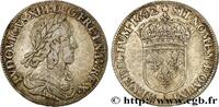 FRANCE Quart d'écu, buste drapé et cuirassé (2e buste de LOUIS XIII Paris, Monnaie de Matignon 1642 (27mm, 6,70g, 6h) -