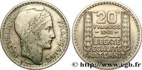 FRANCE Essai de 20 francs Turin en cupro-nickel PROVISIONAL GOVERNEMENT OF THE FRENCH REPUBLIC Paris 1945 (30mm, 9,86g, 6h) -