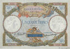 FRANCE 50 Francs LUC OLIVIER MERSON FRANCE 50 Francs LUC OLIVIER MERSON 1928 VF+ -