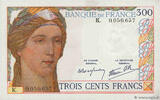 FRANCE 300 Francs FRANCE 300 Francs 1938 AU- -