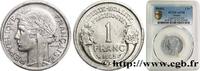 FRANCE 1 franc Morlon, légère PROVISIONAL GOVERNEMENT OF THE FRENCH REPUBLIC Castelsarrasin 1945 (23mm, 1,30g, 6h) -