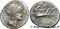 THE REPUBLIC (280 BC to 27 BC) Denier FLAMINIA Rome 109-108 AC. (19mm, 3,56g, 7h) -