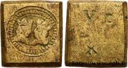 FRANCE Poids monétaire pour le double excellente ESPAGNE - ROYAUME D'ESPAGNE - ISABELLE ET FERDINAND LES ROIS CATHOLIQUES n.d. (15mm, 6,82g, 6h) -