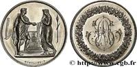 FRANCE Médaille de mariage, Couple antique AMOUR ET MARIAGE 1876 (35mm, 17,9g, 12h) -
