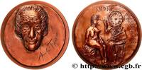 FRANCE Médaille, André François ARTISTES : MUSICIENS, PEINTRES, SCULPTEURS Monnaie de Paris 1980 (75,5mm, 280,7g, 12h) -