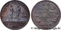 FRANCE Médaille, Abolition de la traite en Sierra Leone GRANDE-BRETAGNE - GEORGES III 1807 (1814) (35,5mm, 17,03g, 12h) -