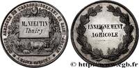 FRANCE Médaille, Comice agricole, Enseignement agricole SOCIÉTÉS D'AGRICULTURE, HORTICULTURE, PÊCHE ET CHASSE 74 - Saint-Julien n.d. (40,5mm, 27,78g, 12h) -