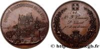 FRANCE Médaille, Société d’horticulture de la Côte SOCIÉTÉS D'AGRICULTURE, HORTICULTURE, PÊCHE ET CHASSE n.d. (60,5mm, 132,3g, 12h) -