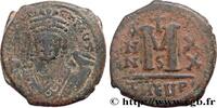 THE EMPIRE FROM ANASTASIUS TO MAURICE TIBERIUS (49 Follis MAURICE TIBERIUS Theoupolis (Antioche) 601-602 (27,5mm, 10,71g, 6h) -