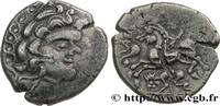 FRANCE Statère de billon au personnage allongé GALLIA - AULERCI DIABLINTES (Area of Jublain) Mayenne (53) Ier siècle avant J.-C. (20,5mm, 5,46g, 7h) -
