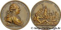 FRANCE Médaille, Canal du Centre, refrappe LOUIS XVI Monnaie de Paris (1783) (74mm, 173,2g, 12h) -