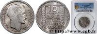 FRANCE 10 francs Turin, grosse tête, rameaux courts PROVISIONAL GOVERNEMENT OF THE FRENCH REPUBLIC 1947 (26mm, 7g, 6h) -