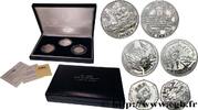 WORLD COINS LOTS Coffret 50 pence, 1 dollar, 1 Franc commémorant le WORLD COINS LOTS - 1993-1995 (mm, g, h) -