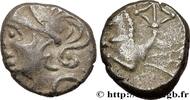 FRANCE Denier à l’hippocampe, tête à gauche GALLIA - ALLOBROGES (Dauphiné area) Ier siècle avant J.-C. (11mm, 2,3g, 8h) -