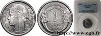 FRANCE 1 franc Morlon, légère PROVISIONAL GOVERNEMENT OF THE FRENCH REPUBLIC Castelsarrasin 1945 (23mm, 1,30g, 6h) -