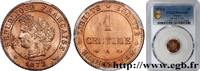 FRANCE 1 centime Cérès III REPUBLIC Paris 1872 (15mm, 1,00g, 6h) -