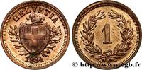 SWITZERLAND 1 Centime (Rappen) Croix Suisse SWITZERLAND Berne 1934 (16mm, 1,50g, 12h) -