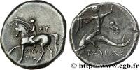 Hellenistic 1 (323 BC to 188 BC) Nomos, statère ou didrachme CALABRIA - TARAS Tarente, Calabre c. 250 AC. (20,5mm, 6,54g, 9h) -