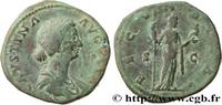 THE ANTONINES (96 AD to 192 AD) Sesterce FAUSTINA MINOR Rome 156-161 (32mm, 23,72g, 6h) -