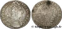FRANCE Demi-écu aux trois couronnes LOUIS XIV THE SUN KING Paris 1710 (32mm, 15,23g, 6h) -