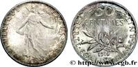 FRANCE 50 centimes Semeuse III REPUBLIC 1916 (18mm, 2,50g, 6h) -