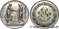 FRANCE Médaille de mariage, Couple antique AMOUR ET MARIAGE 1901 (34mm, 18,05g, 12h) -