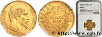 FRANCE 20 francs or Napoléon III, tête nue SECOND EMPIRE Paris 1860 (21mm, 6,45g, 6h) -