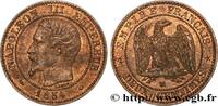 FRANCE Deux centimes Napoléon III, tête nue SECOND EMPIRE Marseille 1854 (20mm, 2g, 6h) -