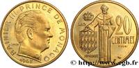 MONACO - PRINCIPALITY OF MONACO - RAINIER III Essai de 20 Centimes MONACO - PRINCIPALITY OF MONACO - RAINIER III Paris 1962 (23,5mm, 3,91g, 6h) -
