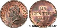 FRANCE Un centime Dupré, IIe République II REPUBLIC Paris 1850 (18mm, 2,00g, 6h) -