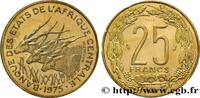 CENTRAL AFRICAN STATES Essai de 25 Francs grandes antilopes CENTRAL AFRICAN STATES Paris 1975 (27,5mm, 8,27g, 6h) -