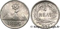 GUATEMALA 1/4 Real GUATEMALA 1896 (11,2mm, 0,79g, 6h) -
