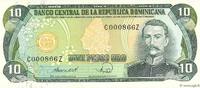 DOMINICAN REPUBLIC 10 Pesos Oro DOMINICAN REPUBLIC 10 Pesos Oro 1988 UNC -
