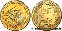 CENTRAL AFRICAN STATES Essai de 25 Francs grandes antilopes CENTRAL AFRICAN STATES Paris 1975 (27,5mm, 7,94g, 6h) -