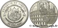LIBERIA 20 Dollars Proof Monuments de Rome LIBERIA 2000 (40mm, 20g, 12h) -