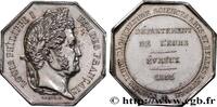 FRANCE Société d’agriculture, sciences et arts d’Évreux NORMANDIE - JETONS DU XIXe SIÈCLE 1832 (1845-1848) (30,5mm, 13,25g, 12h) -