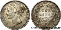 BRITISH INDIA 1 Rupee (Roupie) East India Company Victoria BRITISH INDIA Bombay ou Calcutta 1840 (30,45mm, 11,74g, 12h) -
