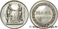 FRANCE Médaille de mariage, Couple antique AMOUR ET MARIAGE 1849 (34,5mm, 17,64g, 12h) -