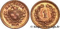 SWITZERLAND 1 Centime (Rappen) Croix Suisse SWITZERLAND Berne 1934 (16mm, 1,50g, 12h) -