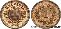 SWITZERLAND 1 Centime (Rappen) Croix Suisse SWITZERLAND Berne 1939 (16mm, 1,50g, 12h) -