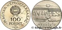 HUNGARY 100 Forint 100e anniversaire de la réunion de Buda HUNGARY Budapest 1972 (37mm, 22g, 12h) -