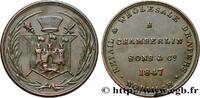 BRITISH TOKENS OR JETTONS Chamberlin BRITISH TOKENS OR JETTONS 1847 (21,5mm, 3,91g, 12h) -