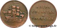 BRITISH TOKENS OR JETTONS 1/2 Penny - Ships Colonies BRITISH TOKENS OR JETTONS n.d. (26mm, 5,23g, h) -