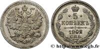 RUSSIA 5 Kopecks aigle bicéphale 1902 RUSSIA Saint-Petersbourg 1902 (15m... 34.71 £ Tax included +  15.62 £ shipping