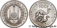 DJIBOUTI Essai de 100 Francs DJIBOUTI Paris 1977 (30mm, 12,15g, 6h) -