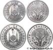 DJIBOUTI Essais de 2 et 5 Francs DJIBOUTI Paris 1977 (31mm, g, 6h) -