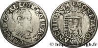 FRANCE Teston, buste vieilli, col plat DUCHY OF LORRAINE - CHARLES III THE GREAT DUKE Nancy n.d. (29mm, 8,94g, 12h) -