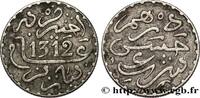 MOROCCO 1 Dirham Abdul Aziz I an 1312 MOROCCO Paris 1894 (17mm, 2,81g, 12h) -
