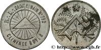 FRANCE CLEMENCE ROYER LOGES A L’ORIENT DE PARIS - LOGES PARISIENNES n.d. (27mm, 1,87g, 12h) -