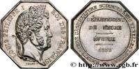 FRANCE Société d’agriculture, sciences et arts d’Évreux NORMANDIE - JETONS DU XIXe SIÈCLE 1832 (1845-1848) (30,5mm, 13,25g, 12h) -